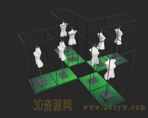 服装模特3d模型