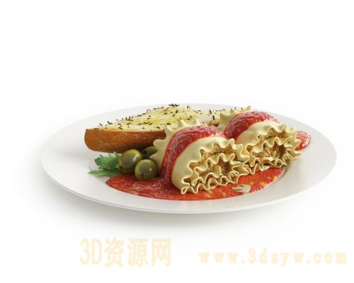 美食模型 食物3d模型