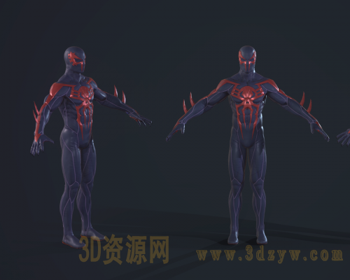 SpiderMan-2099 Black Suit PS4 蜘蛛侠 黑色套装