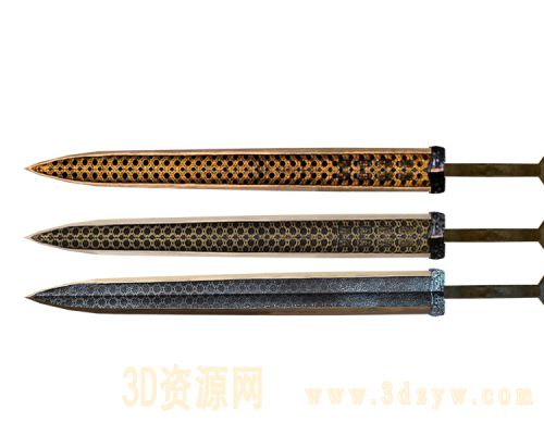 青铜剑模型 古代兵器