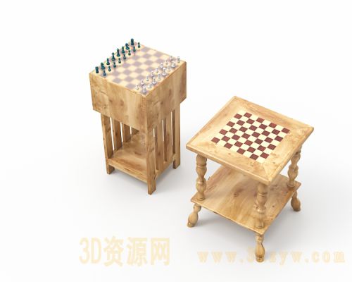 国际象棋3d模型