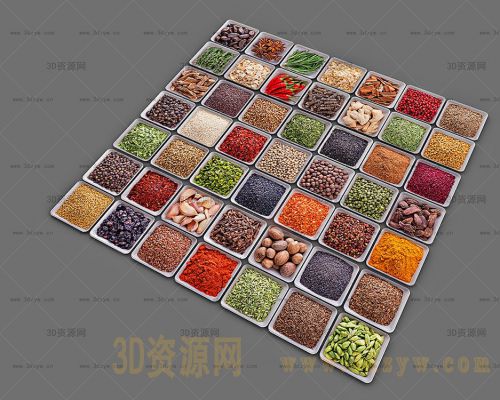 香料食材模型 食物材料
