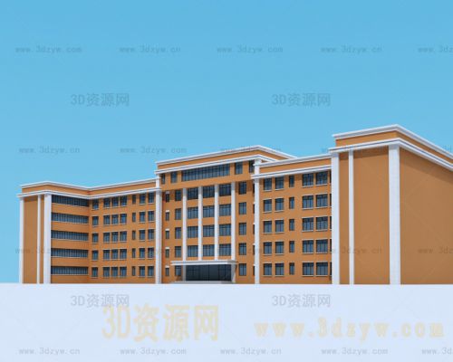 学校大楼模型 教学楼