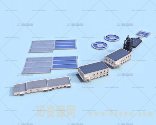 工业水厂模型