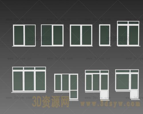 窗户模型 窗户窗框